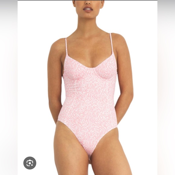 Onia Rosette White Chelsea One Piece Swimsuit - Picture 4 of 10